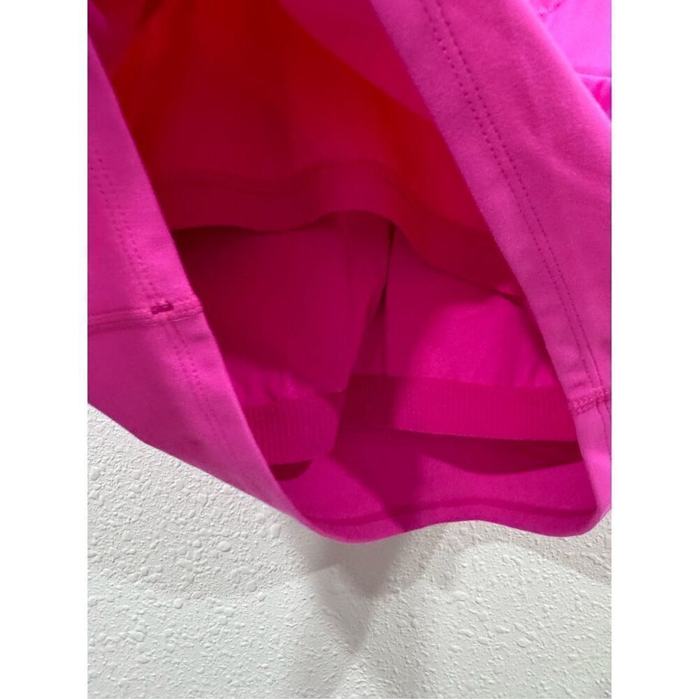 CRZ YOGA Butterluxe Racerback High Neck Longline‎ Sports Bras  pink size xl - Picture 3 of 8